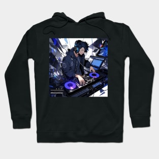 EDM Music Album Cover - Anime Wallpaper Hoodie